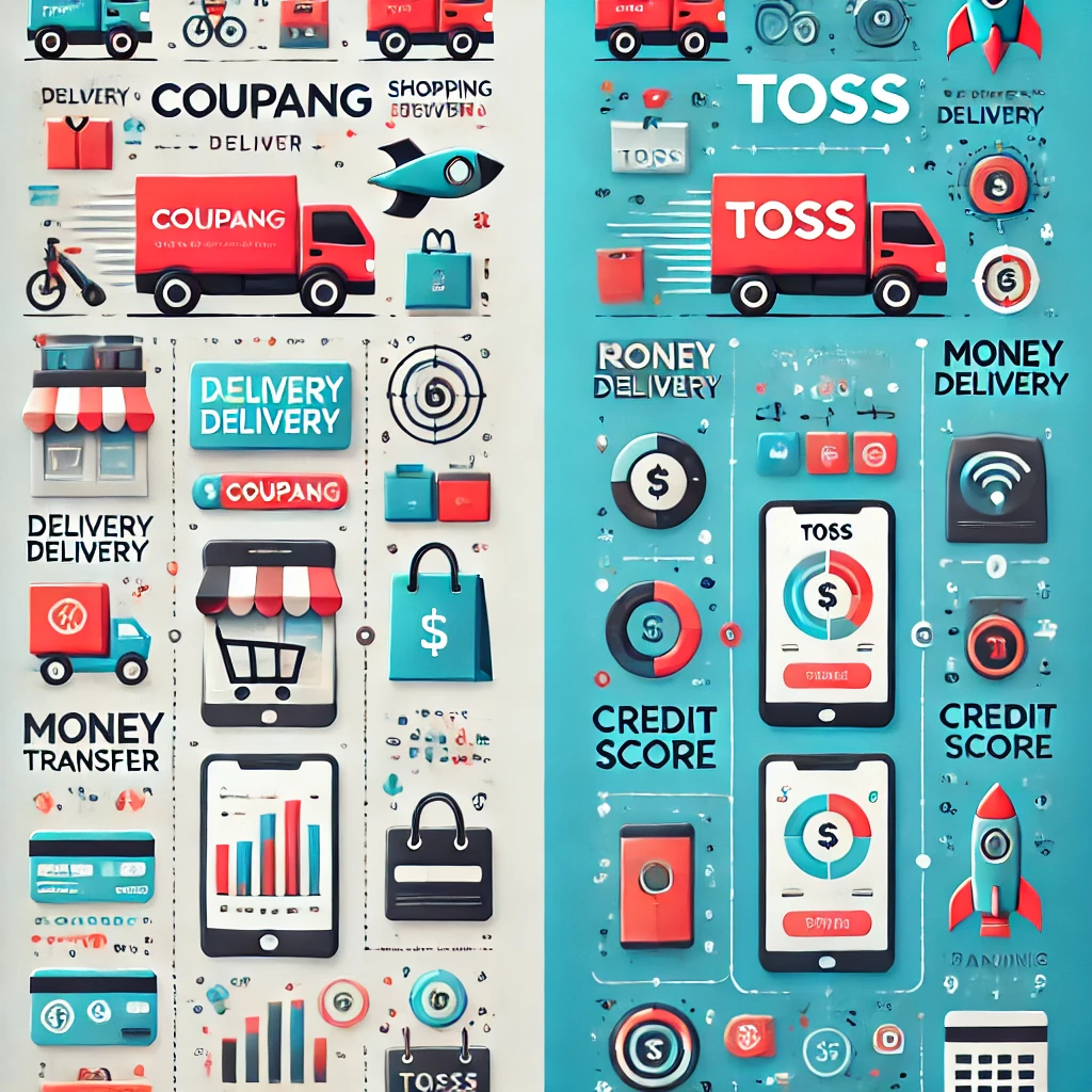 토스, 쿠팡을 넘보다? 플랫폼 전쟁 관련 이미지