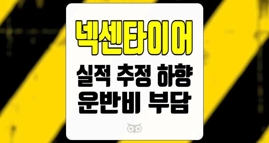 넥센타이어, 실적 추정 하향과 운반비 부담을 넘어서는 넥센타이어의 미래