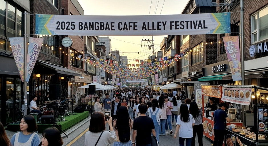 방배 카페골목 페스타 2025|11월 15일 토요일 13:00~21:00 개최 안내 관련 사진
