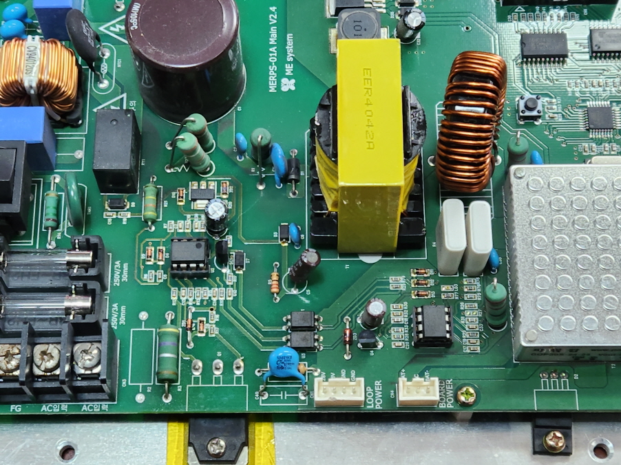 ME SYSTEM 소방수신기파워 MERPS-01A MAIN V2.4 PCB 불량소자 교체
수리 과정 by 메트영남