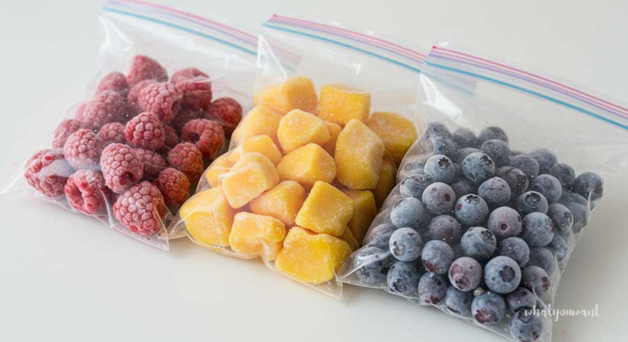 과일 급속냉동으로 일년 내내 신선하게 먹기