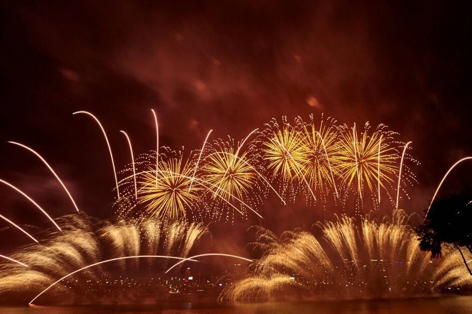 여의도 불꽃축제 장면1