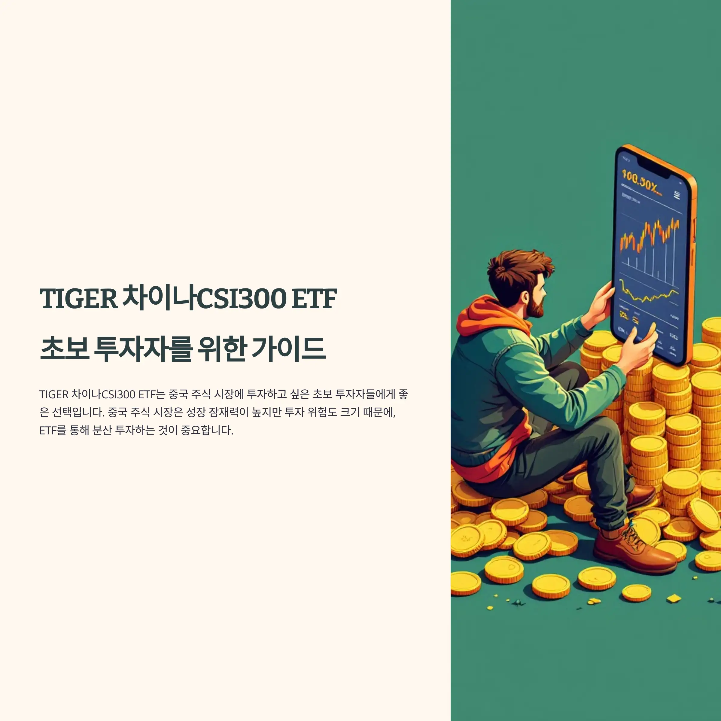 TIGER 차이나CSI300 ETF 초보 투자자를 위한 가이드