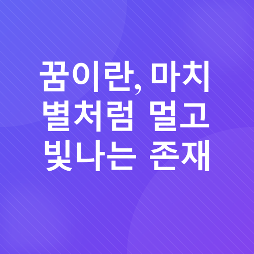 꿈을 향한 도전_1