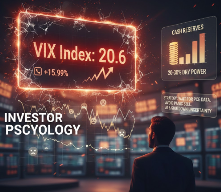 VIX 지수 폭등 (+15.99%, 20.6)