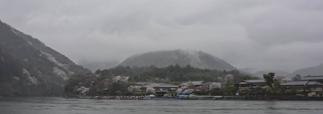 아라시야마 도게츠교에서 바라본 전경