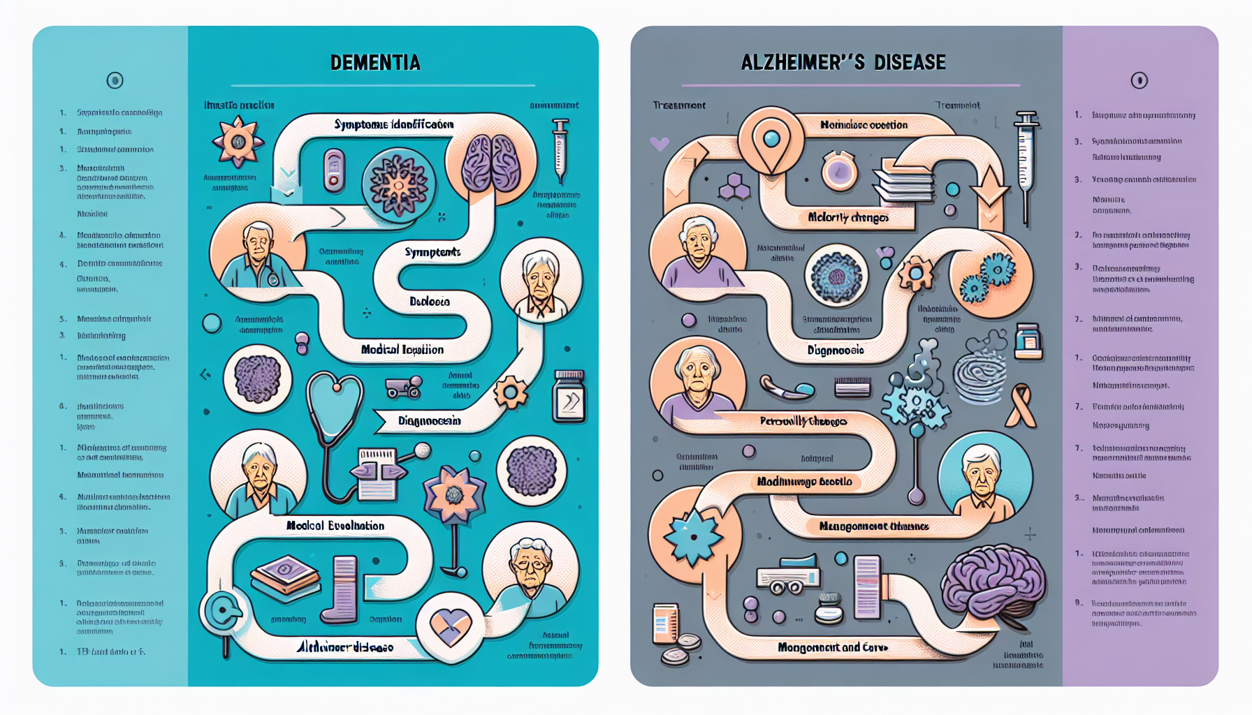 치매와 알츠하이머, 진단과 관리의 차이