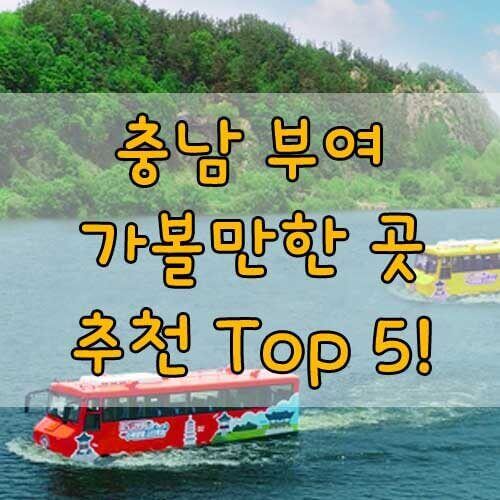부여 가볼만한 곳, 부여 뚜벅이 여행, 충남 부여 여행지 Top 5!