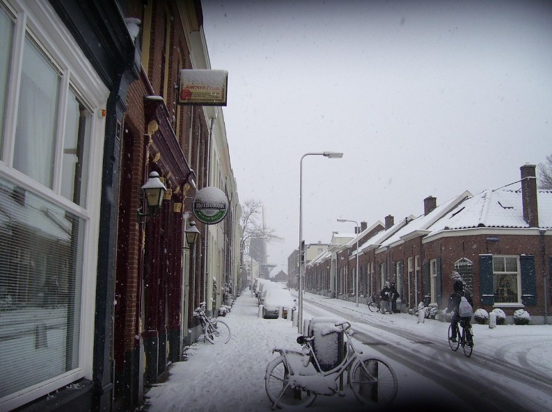 디지털 노마드, 눈 오는 도심