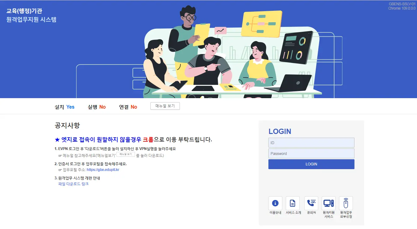 경북교육청-EVPN -원격업무지원시스템