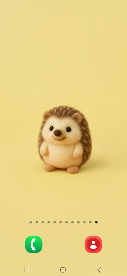 방법 1: 홈화면 길게 누르기