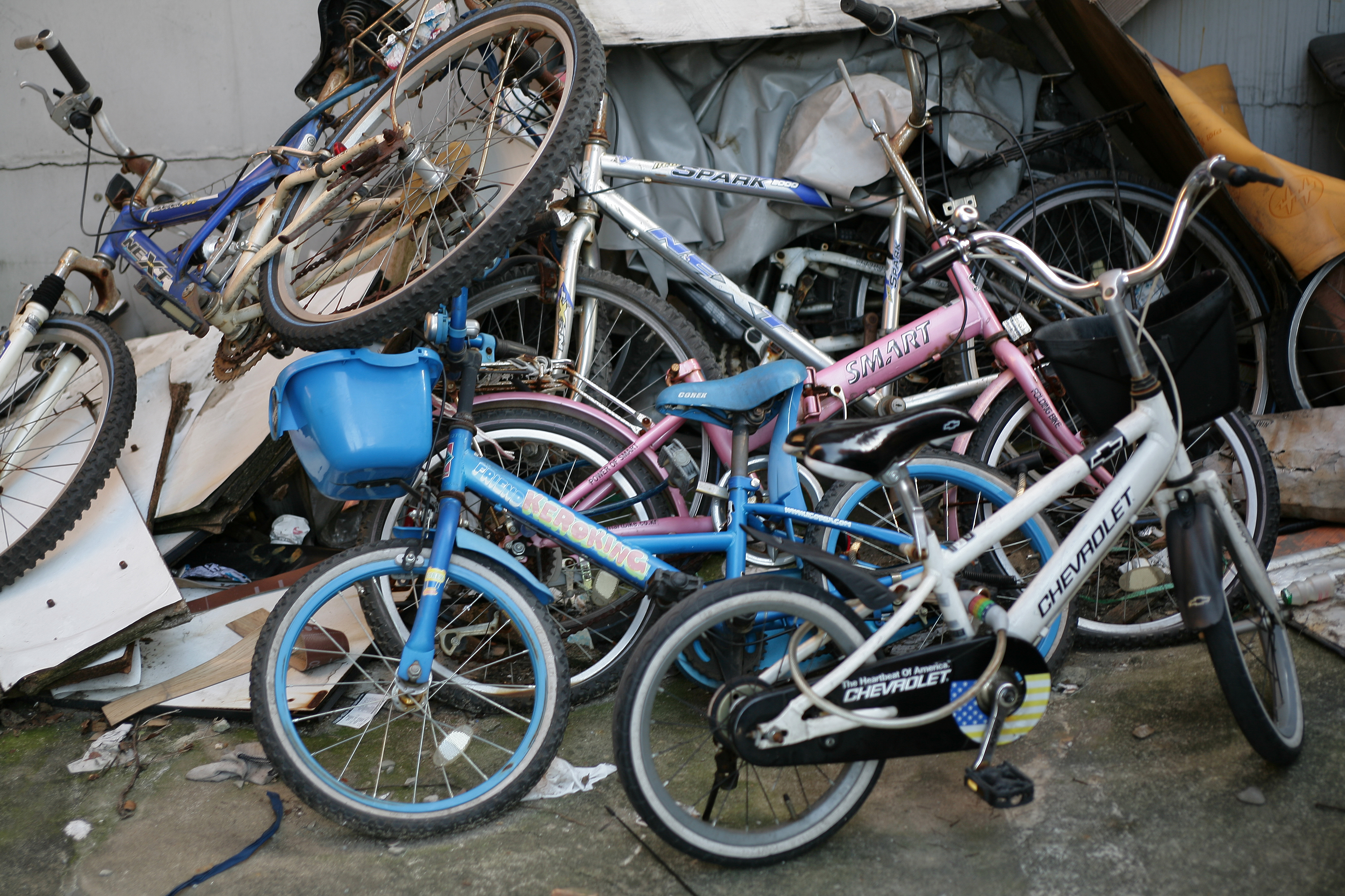 고물자전거 이미지 모습