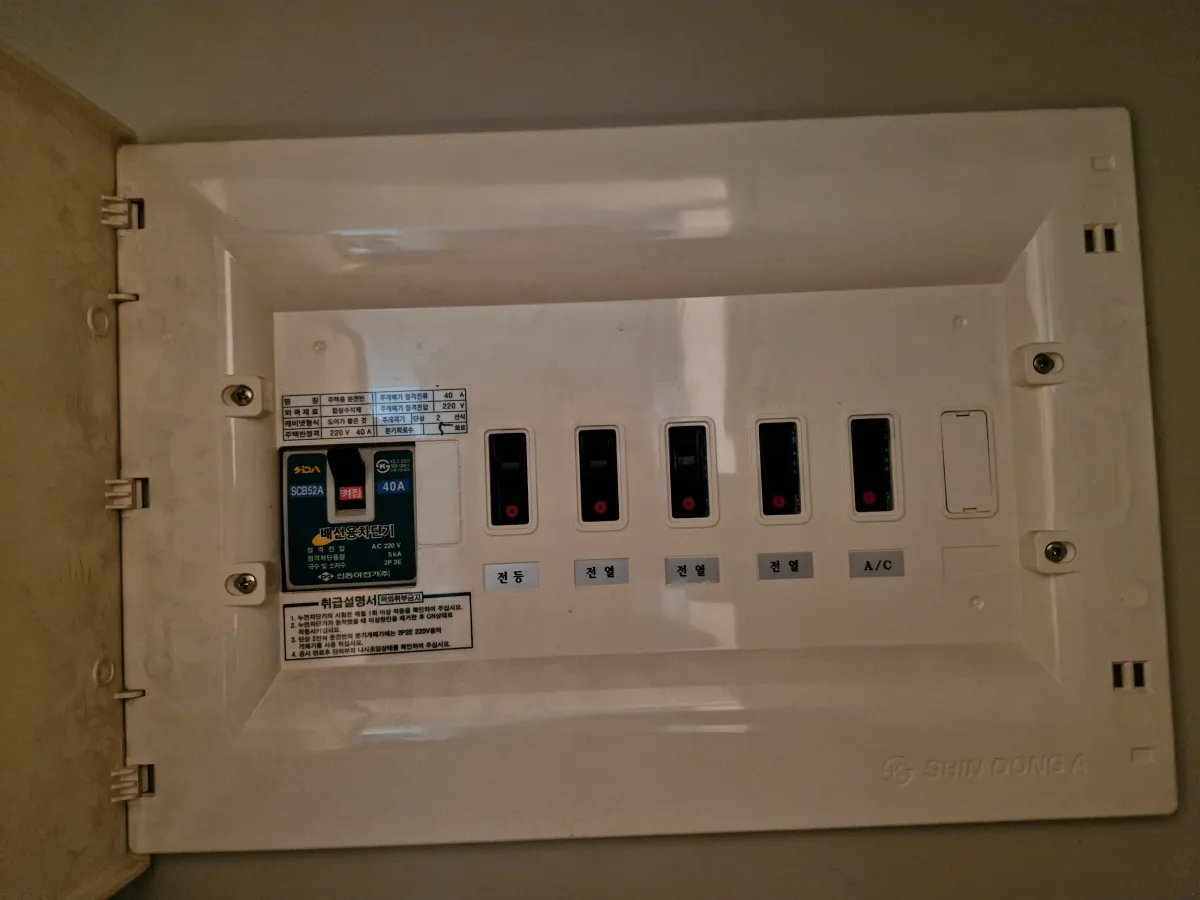 덮개가-열려진-세대분전함