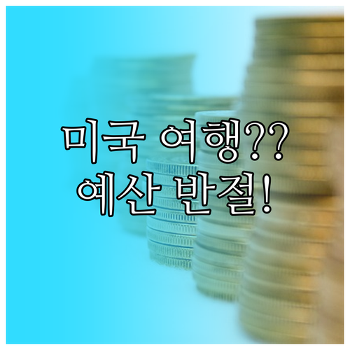 미국 여행 예산 절반 줄이는 법: E..