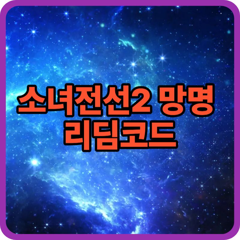 소전2 망명 리딤코드