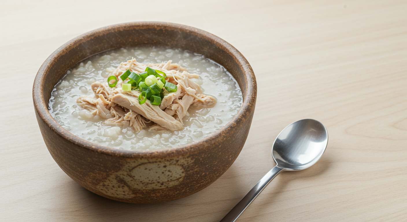 초간단 삼계죽 – 삼계탕보다 가볍고 부담 없는 보양식