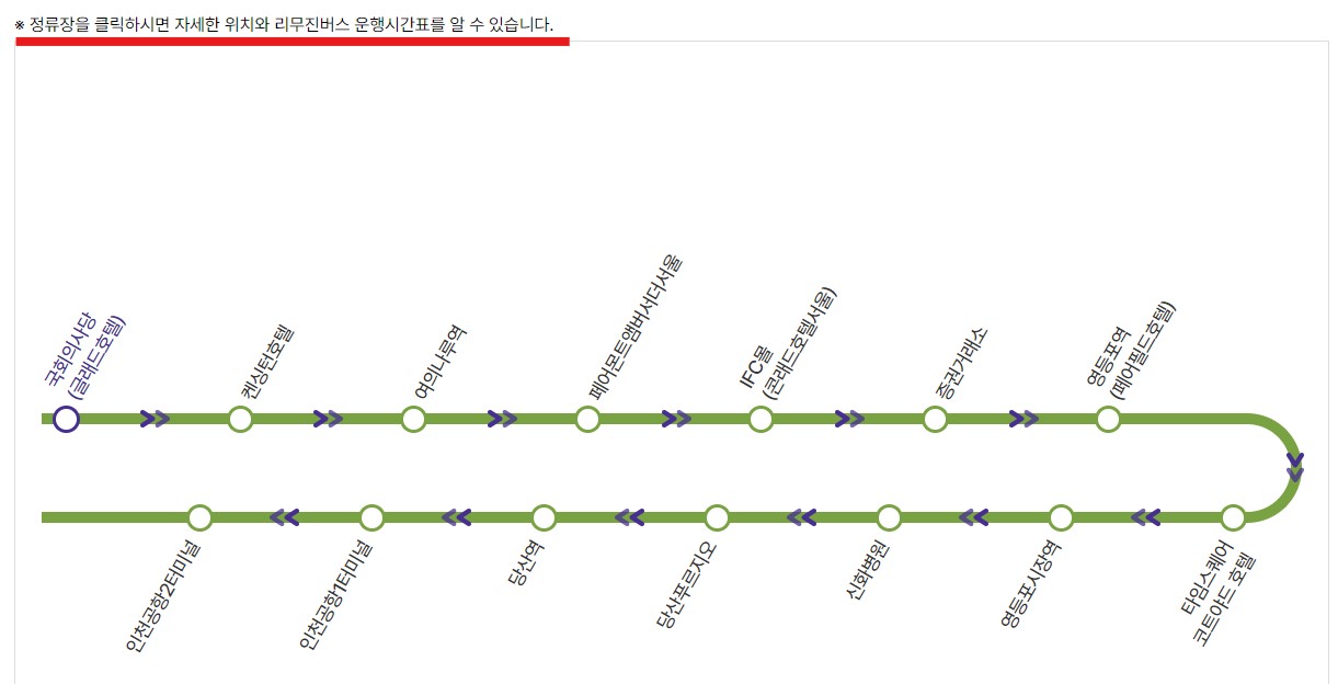 6007번 여의도 인천공항 리무진 버스 노선 시간표 요금 예매 방법