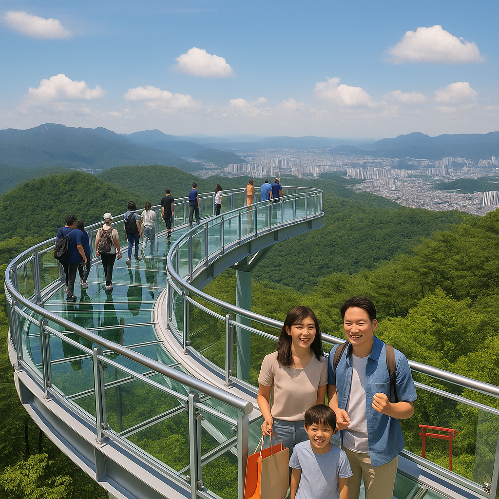 용마산 스카이워크 사진