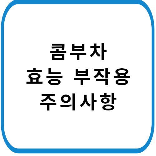 콤부차-효능-부작용-성분-썸네일