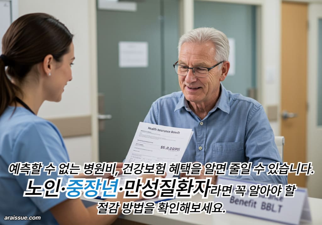 예측할 수 없는 병원비, 건강보험 혜택을 알면 줄일 수 있습니다.