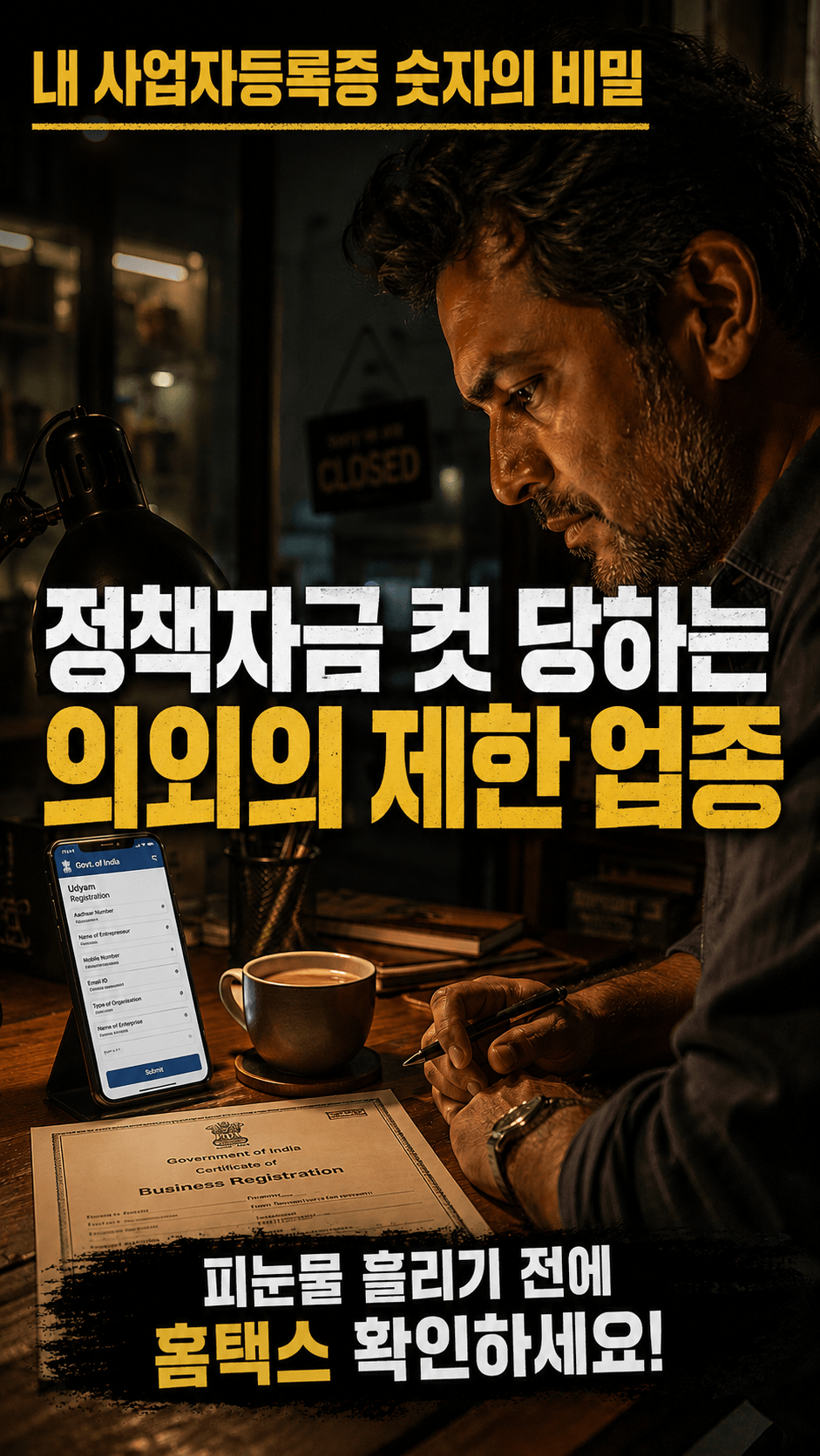 한눈에 보는 2026년 소상공인 정책자금 제한 업종 총정리