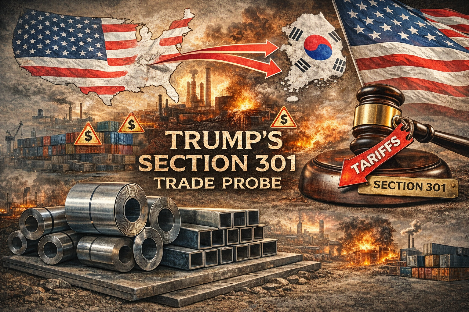 트럼프와 301조 그리고 철강산업