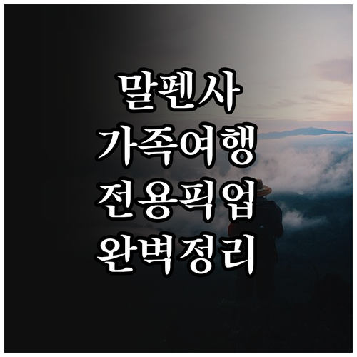 가족 여행객을 위한 말펜사 공항 프라..
