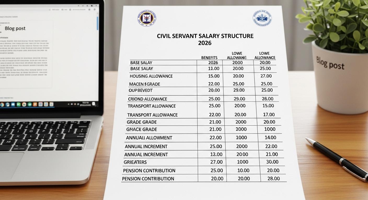 2026년 공무원 봉급