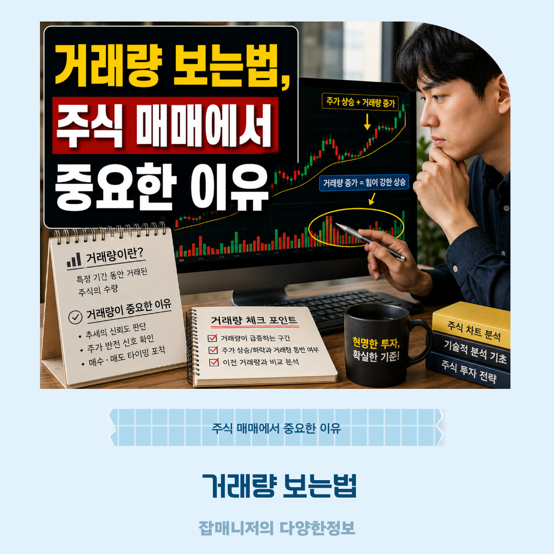 거래량 보는법, 주식 매매에서 중요한 이유
