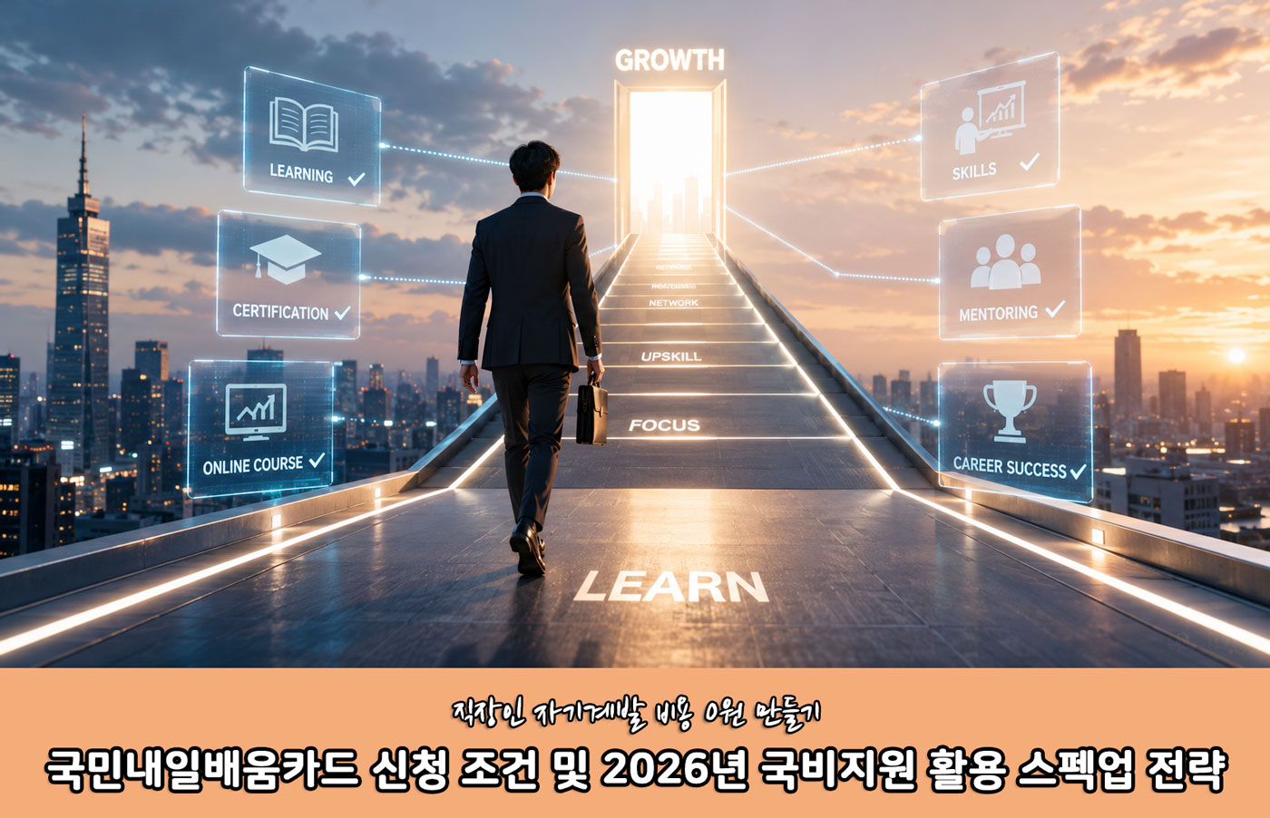 국민내일배움카드 신청 조건 및 2026년 국비지원 활용 스펙업 전략