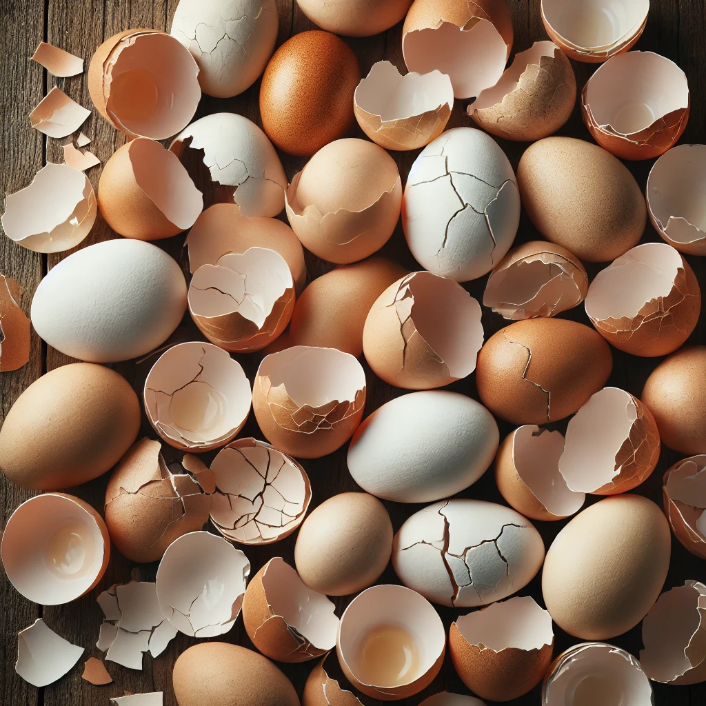 달걀 껍질 활용과 관련된 사진