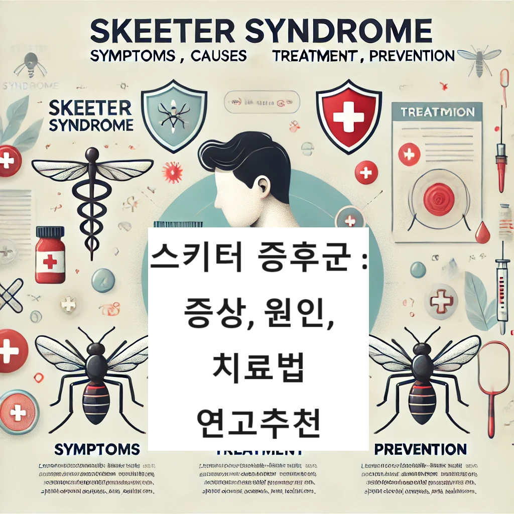스키터 증후군-증상-원인-치료법-연고추천