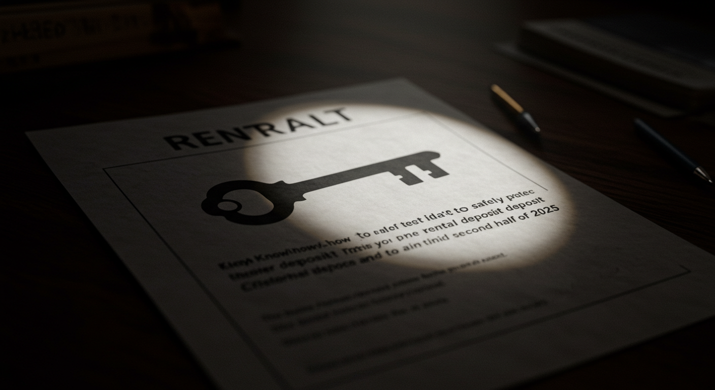 2025년 하반기 전세보증금 안전하게 지키는 핵심 노하우