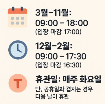 청와대개방 예약 개방시간 야간개방