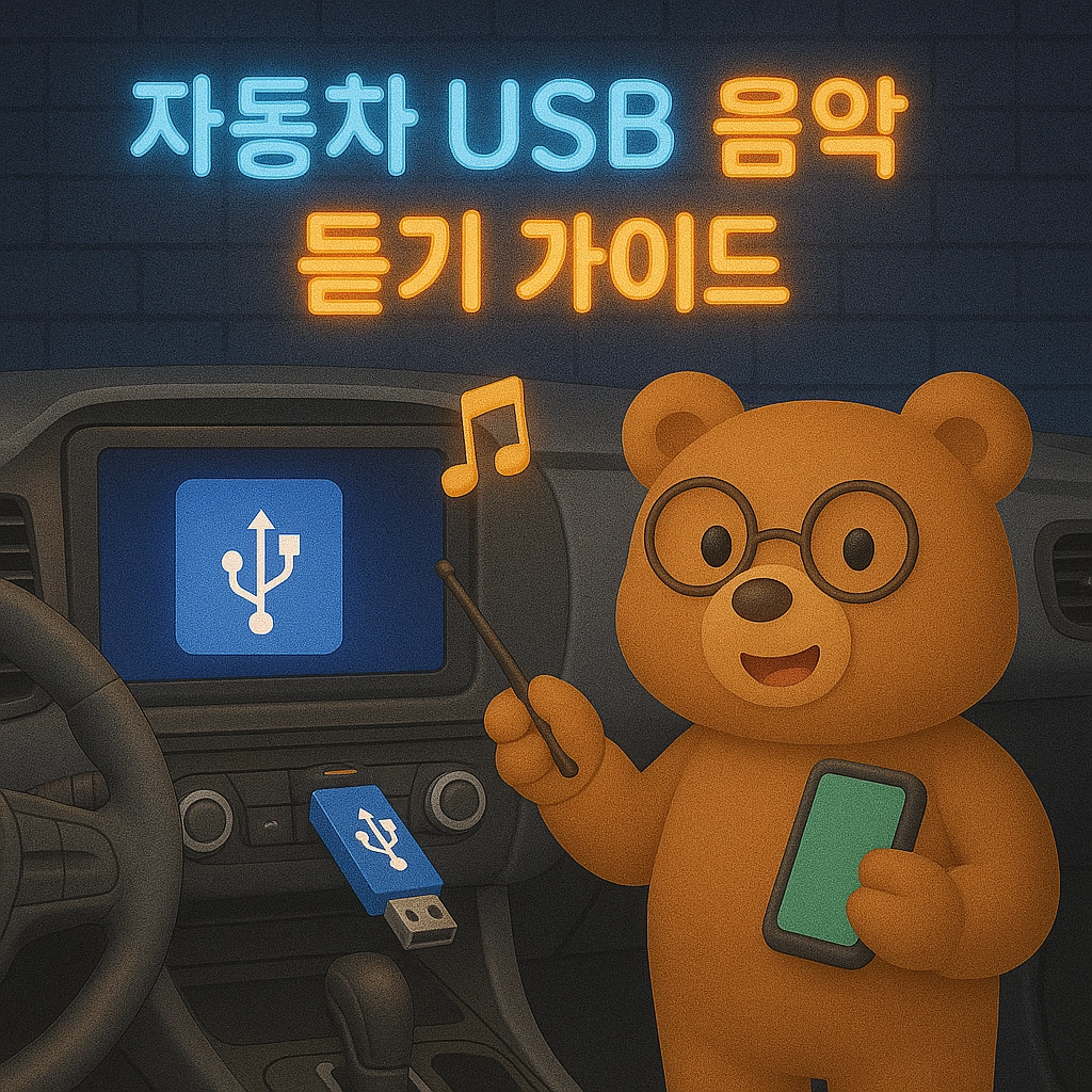 자동차 USB 음악 듣기 가이드