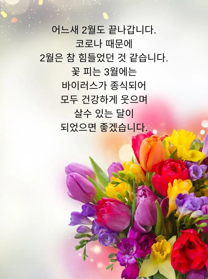 2월 인사말 예시 모음 이모티콘_6