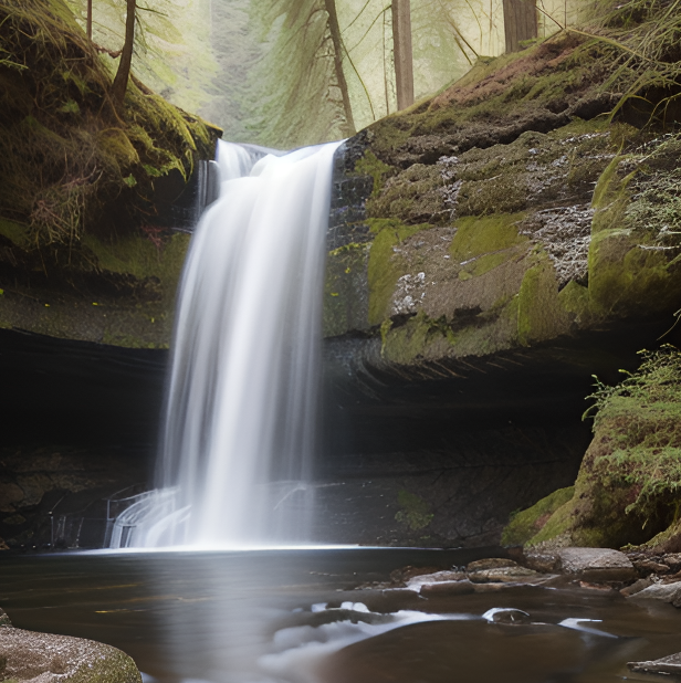포천여행 관련 사진, 비둘기낭 폭포 사진.