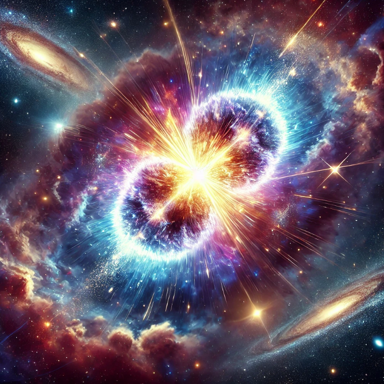 킬로노바 우주 현상의 비밀 거대한 에너지가 폭발할 때