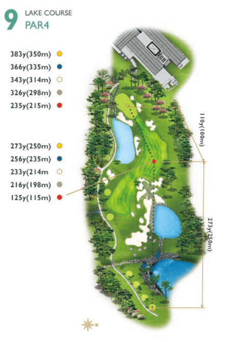 사우스스프링스 컨트리클럽 레이크코스 9