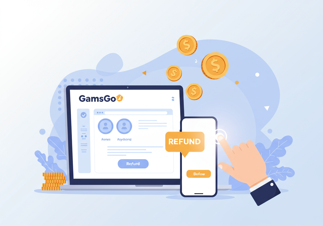겜스고(GamsGo) 환불&amp;#44; 복잡할까 걱정 마세요! 쉽고 빠르게 받는 방법