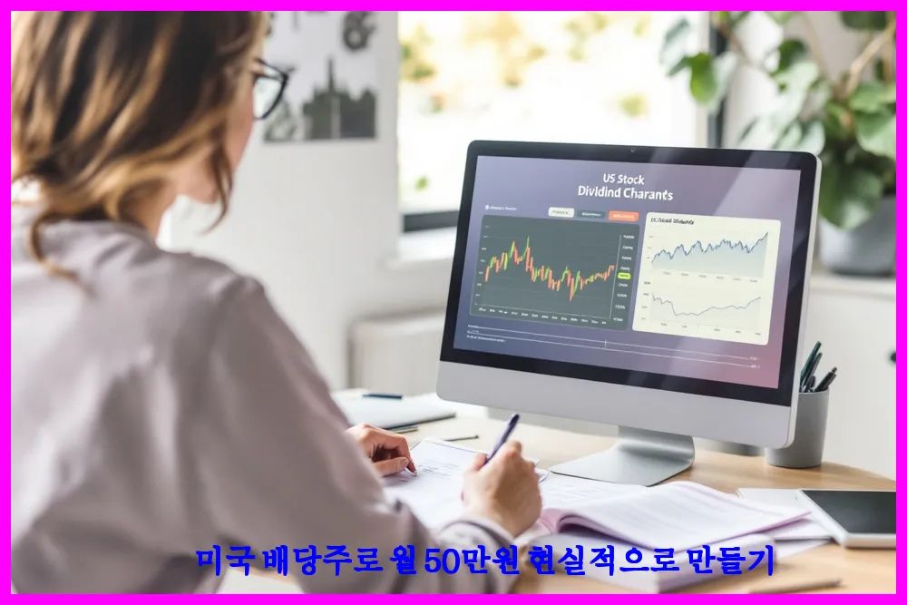 미국 배당주로 월 50만원 현실적으로 만들기