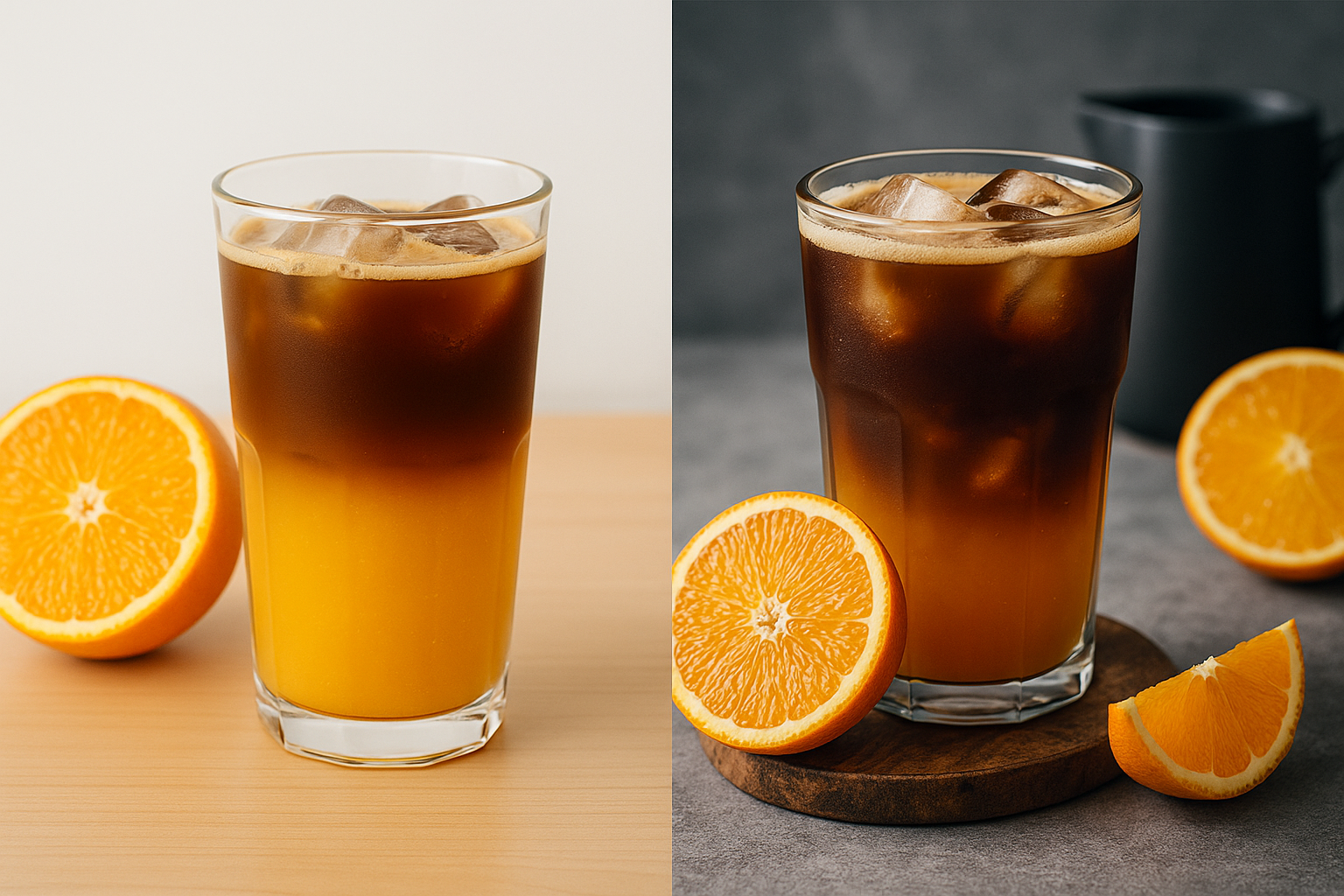 오렌지 토닉 커피