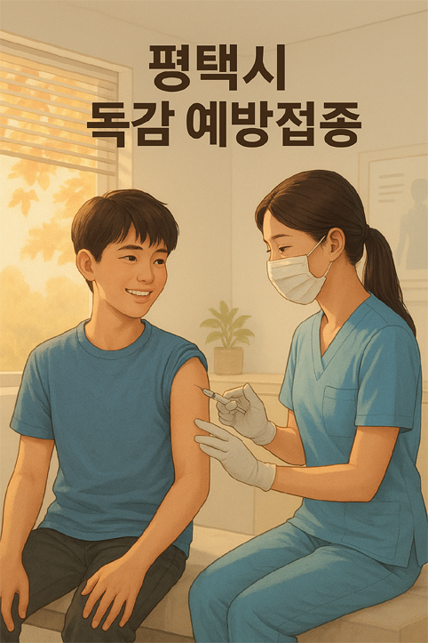 평택시 독감 예방접종 이미지