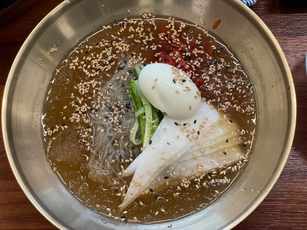 수원 숙성 고기 맛집 영포화로 영통점 - 코다리 물냉면
