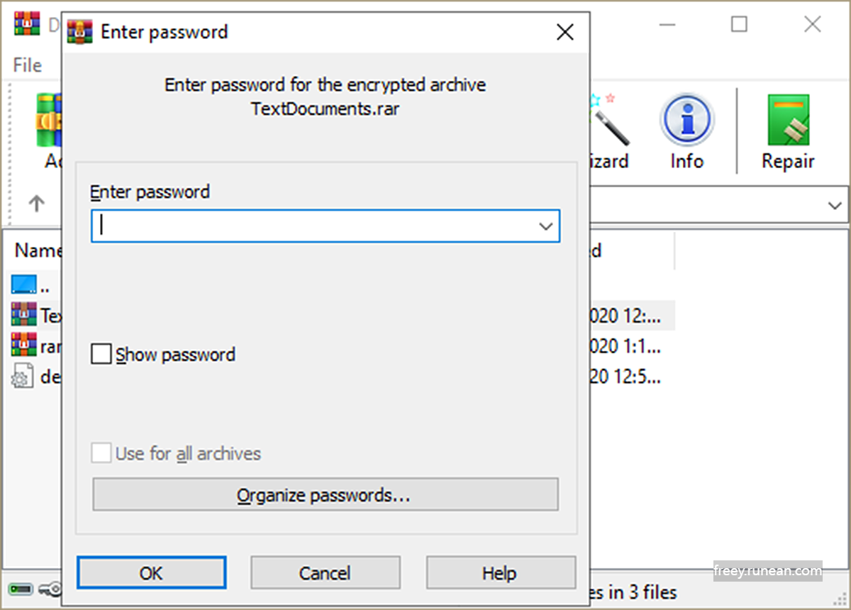윈RAR(WinRAR) 주요 기능/특징