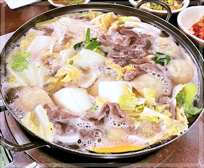 이태원, 한남, 보광 맛집 황금 팽이버섯, 샤브샤브 샤부 만두전골