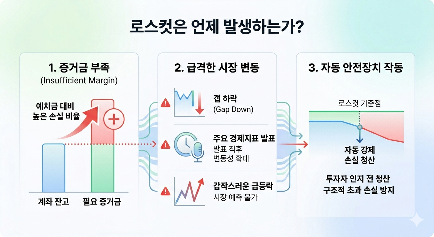 로스컷 발생하는 시점