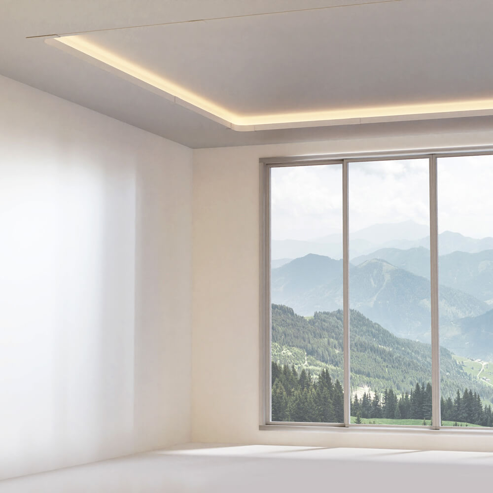 거실 우물간접조명