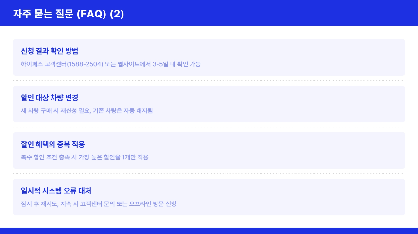 2025년 고속도로 통행료 할인 신청 방법 총정리