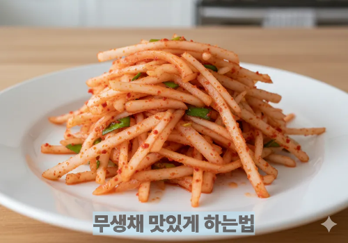 무생채 맛있게 하는법